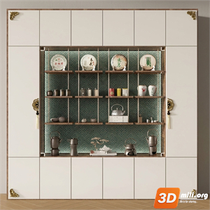 Tea Set 3D Model